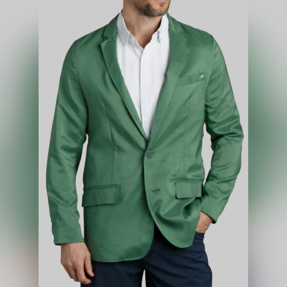 Elegant Green Men's Blazer